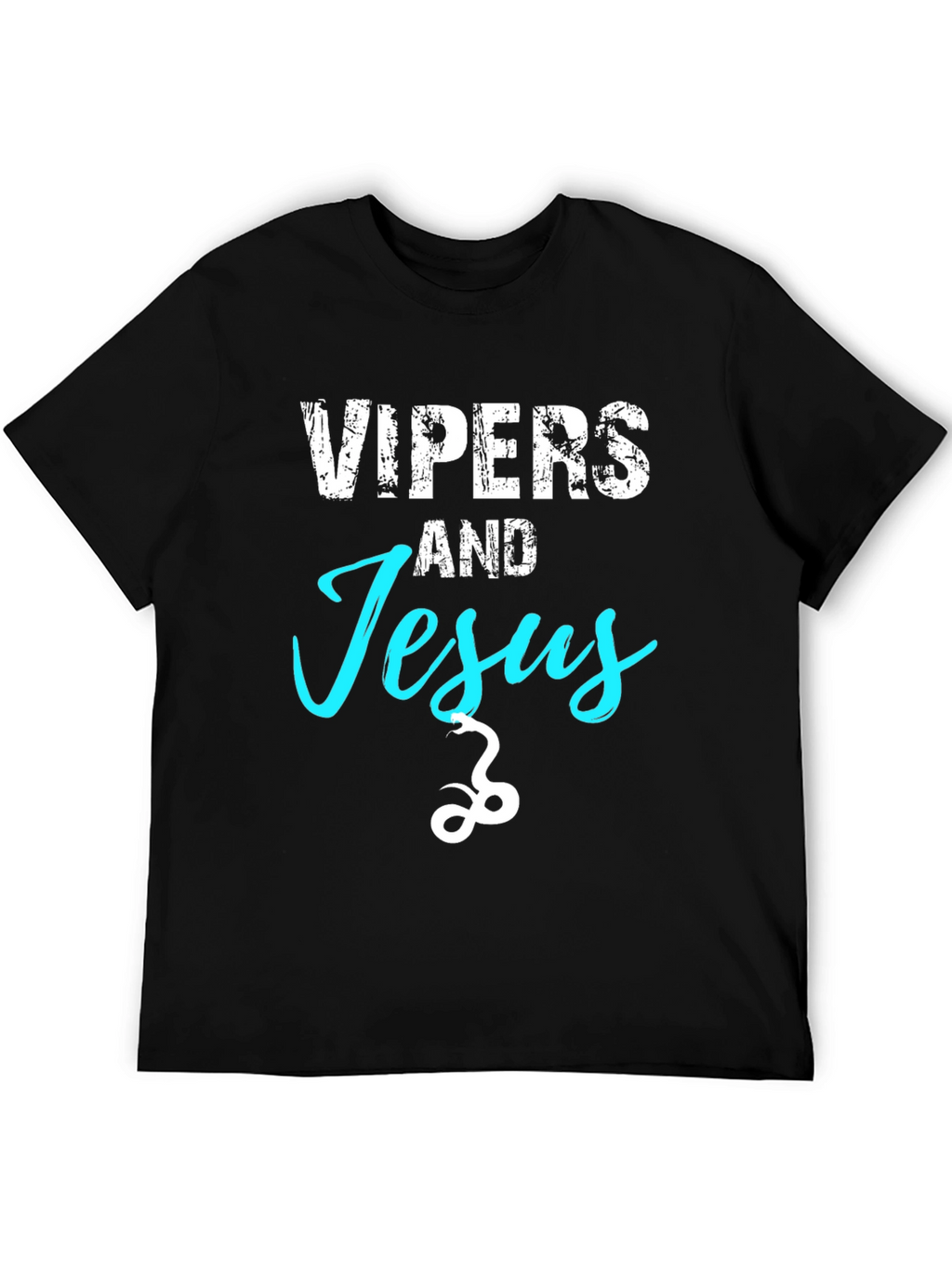 Vipers and Jesus Graphic Tee - Unique Design