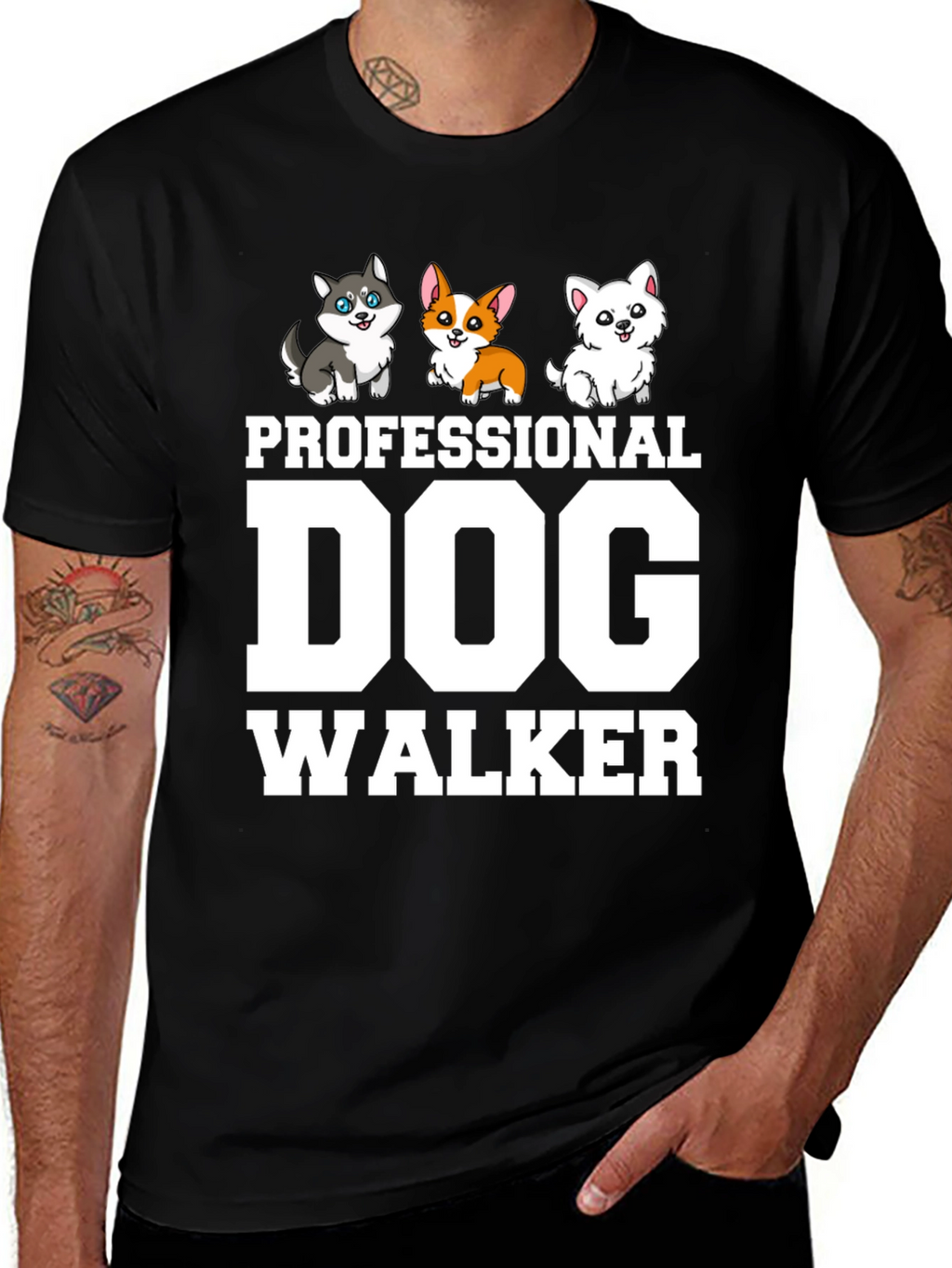 Professional Dog Walker T-Shirt