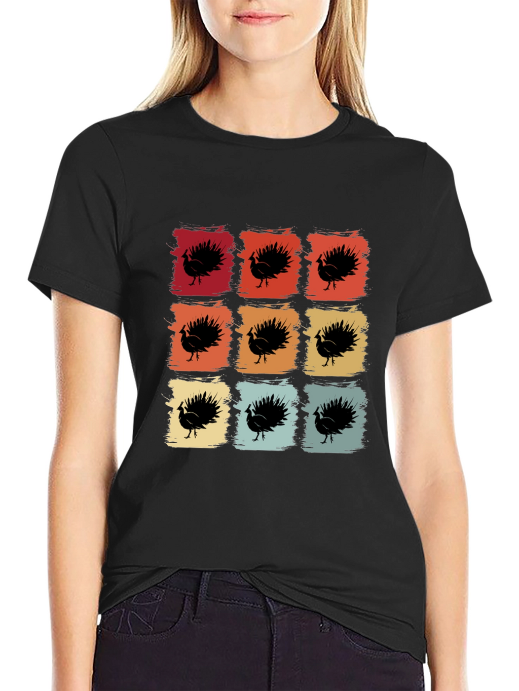 Retro Thanksgiving Turkey T-Shirt