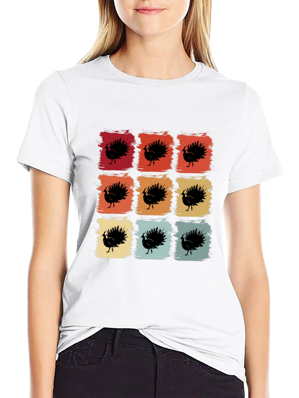 Retro Thanksgiving Turkey T-Shirt