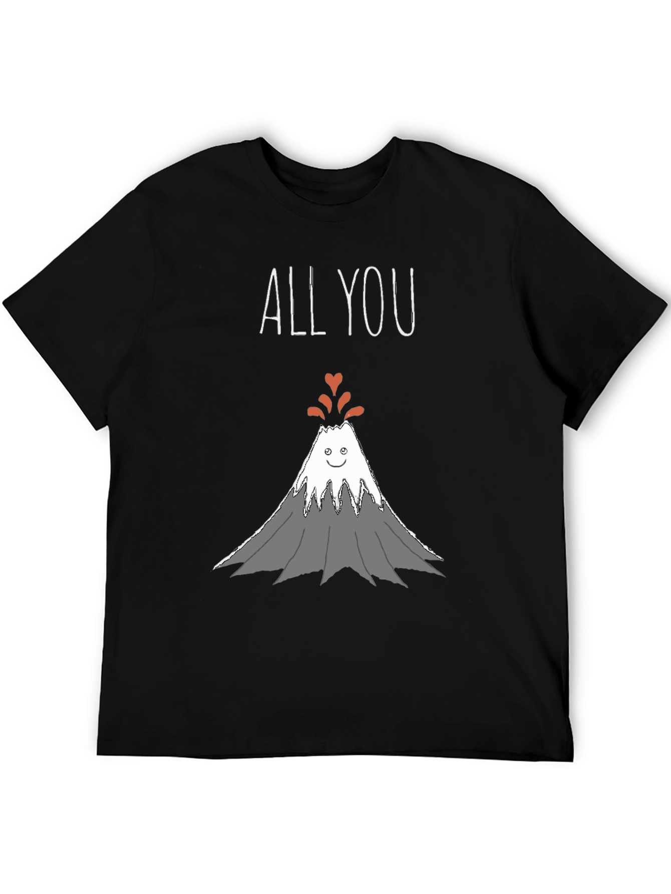 All You Need Is Love Volcano Graphic T-Shirt