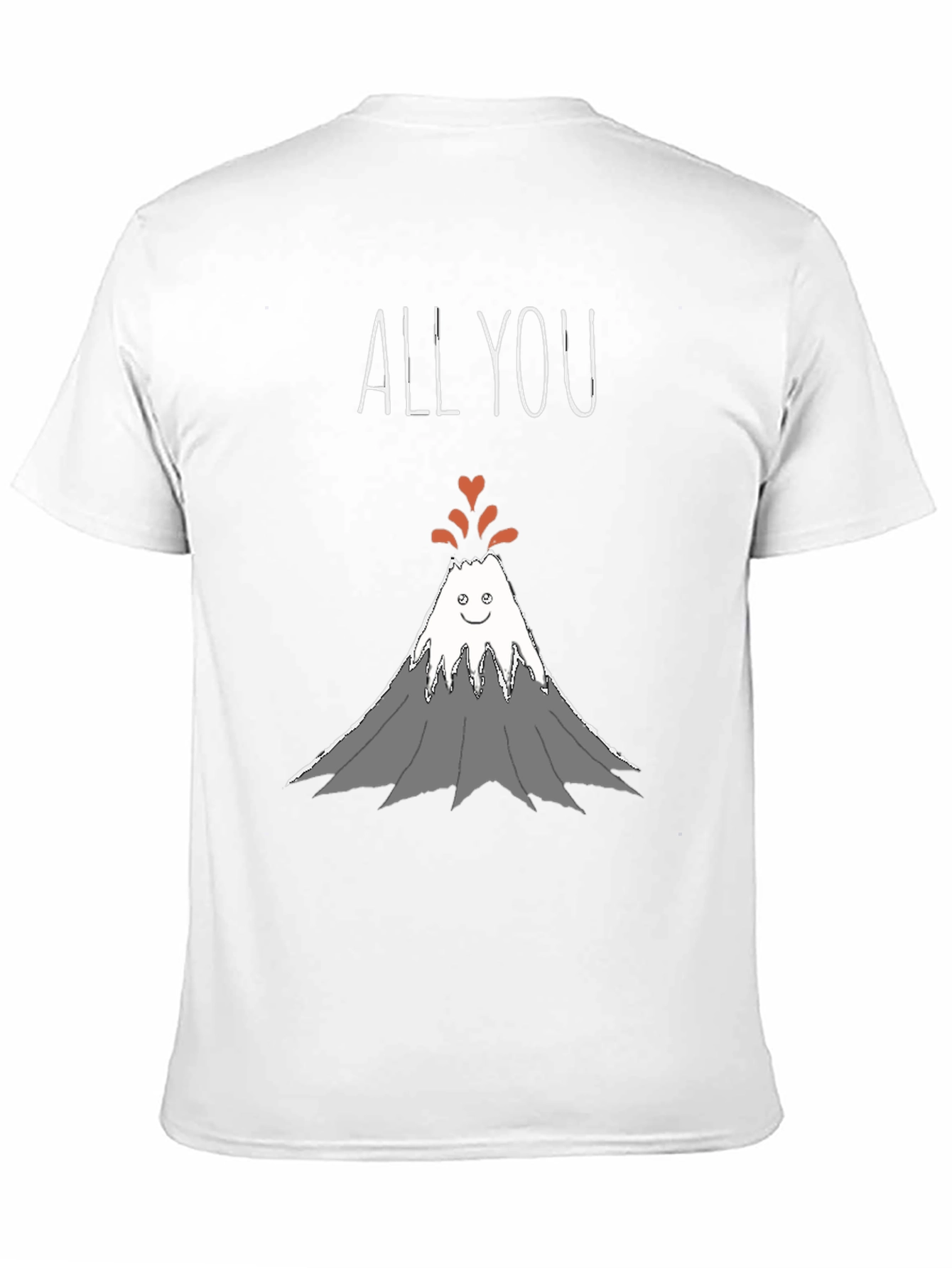 All You Need Is Love Volcano Graphic T-Shirt