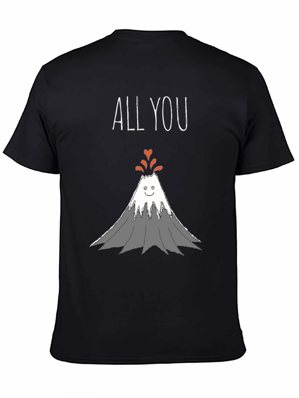 All You Need Is Love Volcano Graphic T-Shirt