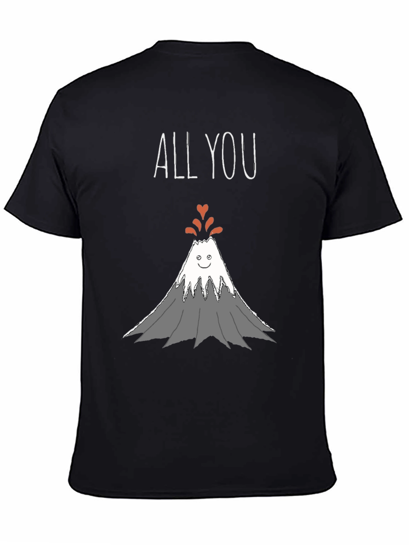 All You Need Is Love Volcano Graphic T-Shirt