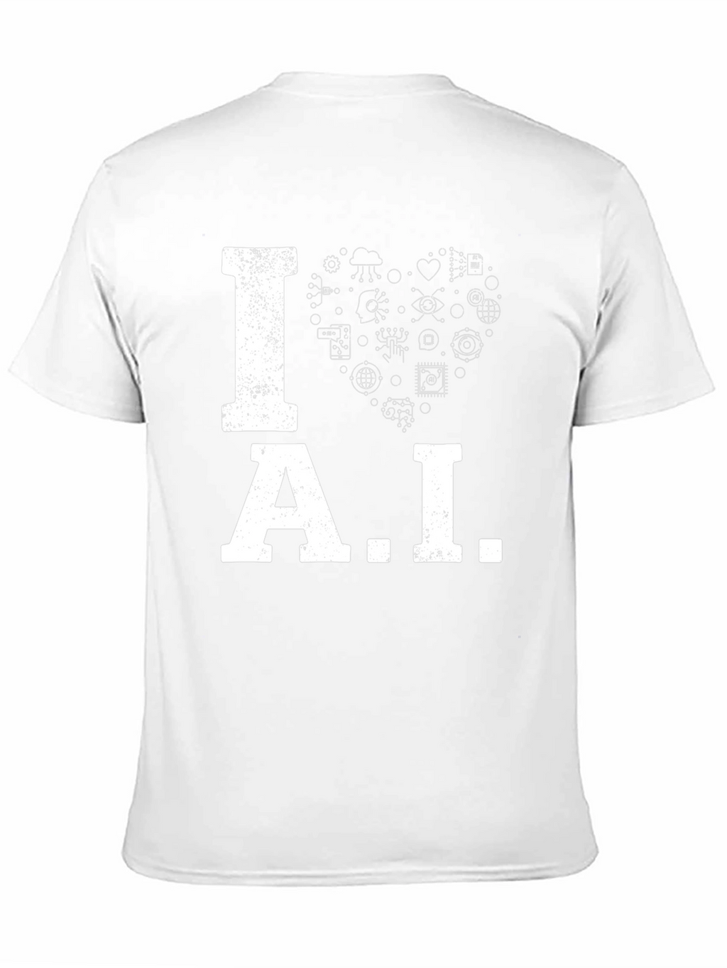 I Heart AI Graphic Tee - Black