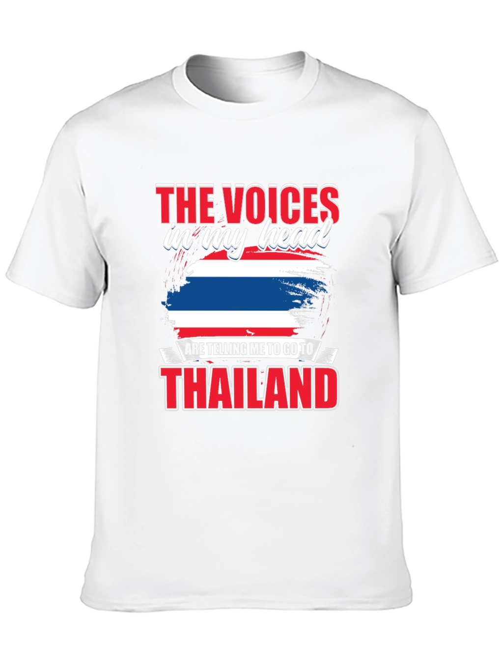 Thailand T-Shirt: Voices in My Head Travel Tee