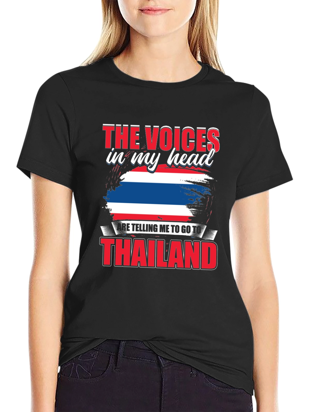 Thailand T-Shirt: Voices in My Head Travel Tee