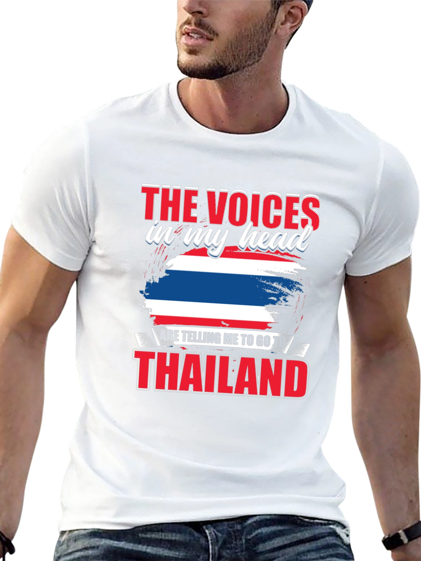 Thailand T-Shirt: Voices in My Head Travel Tee