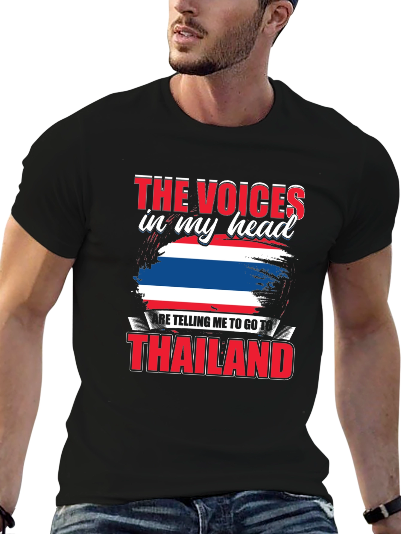 Thailand T-Shirt: Voices in My Head Travel Tee