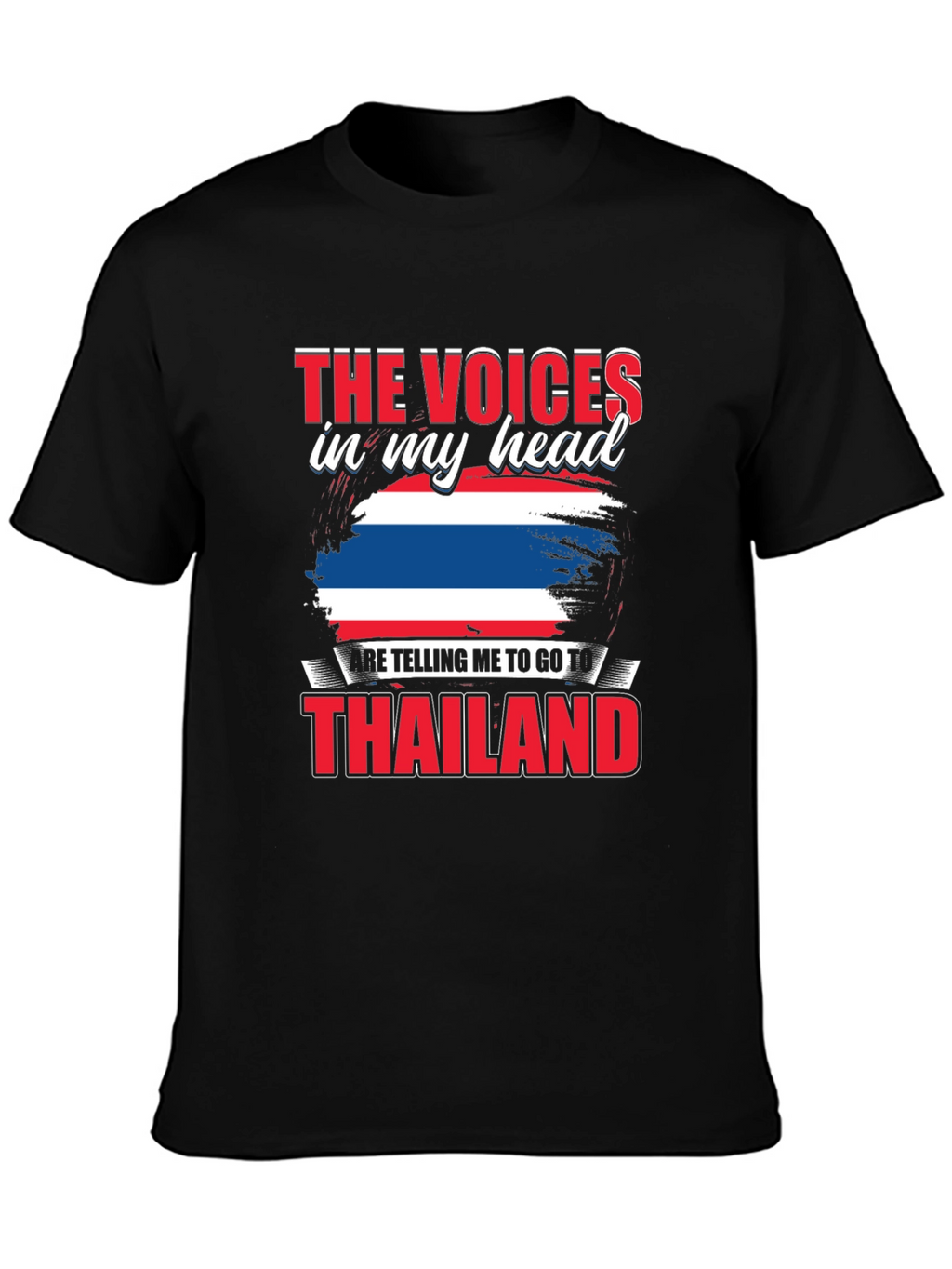 Thailand T-Shirt: Voices in My Head Travel Tee