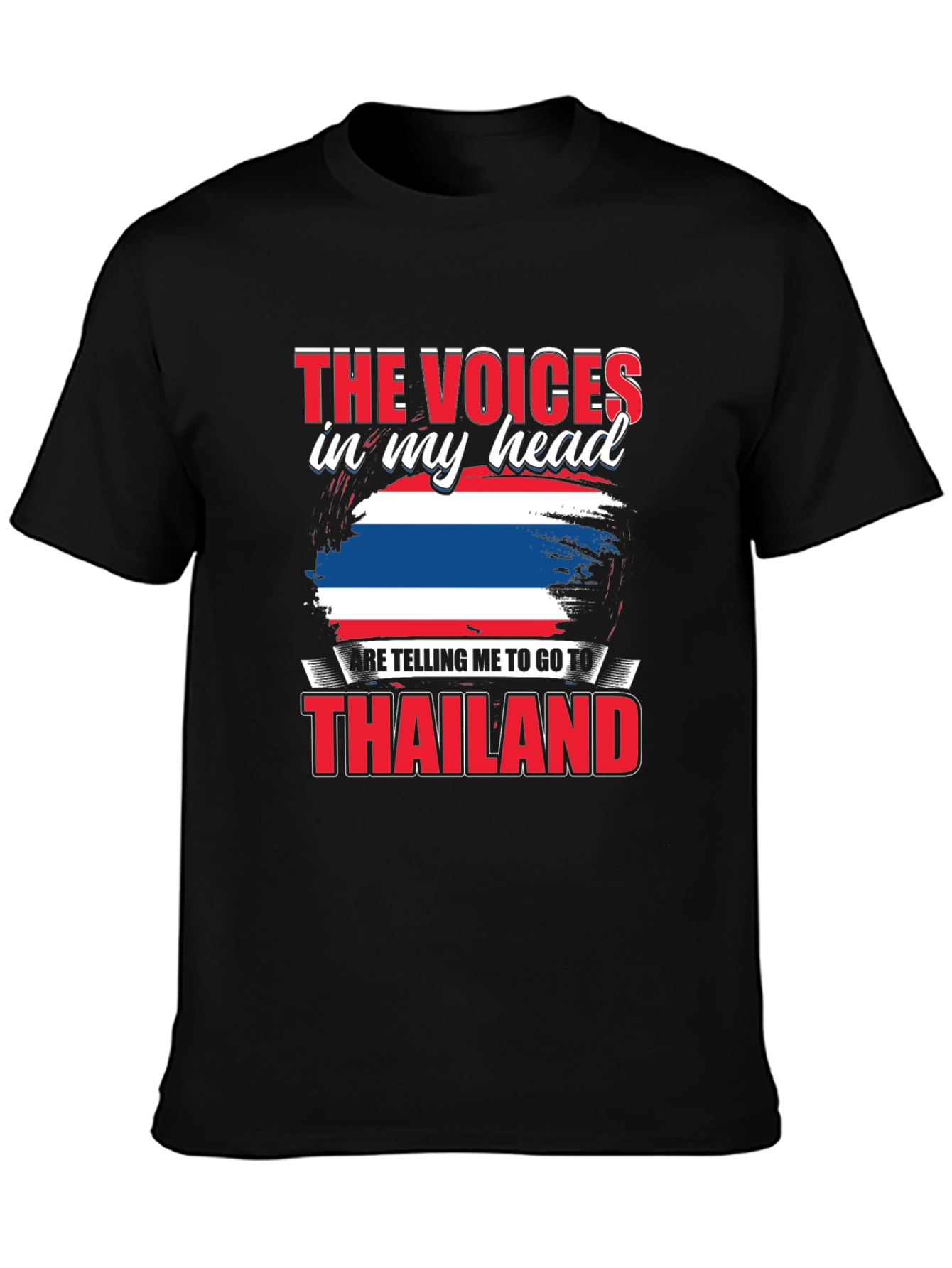 Thailand T-Shirt: Voices in My Head Travel Tee