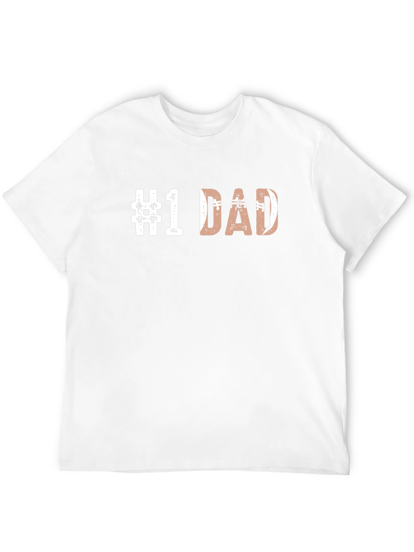 #1 Dad Football Graphic Tee - Fathers Day Gift