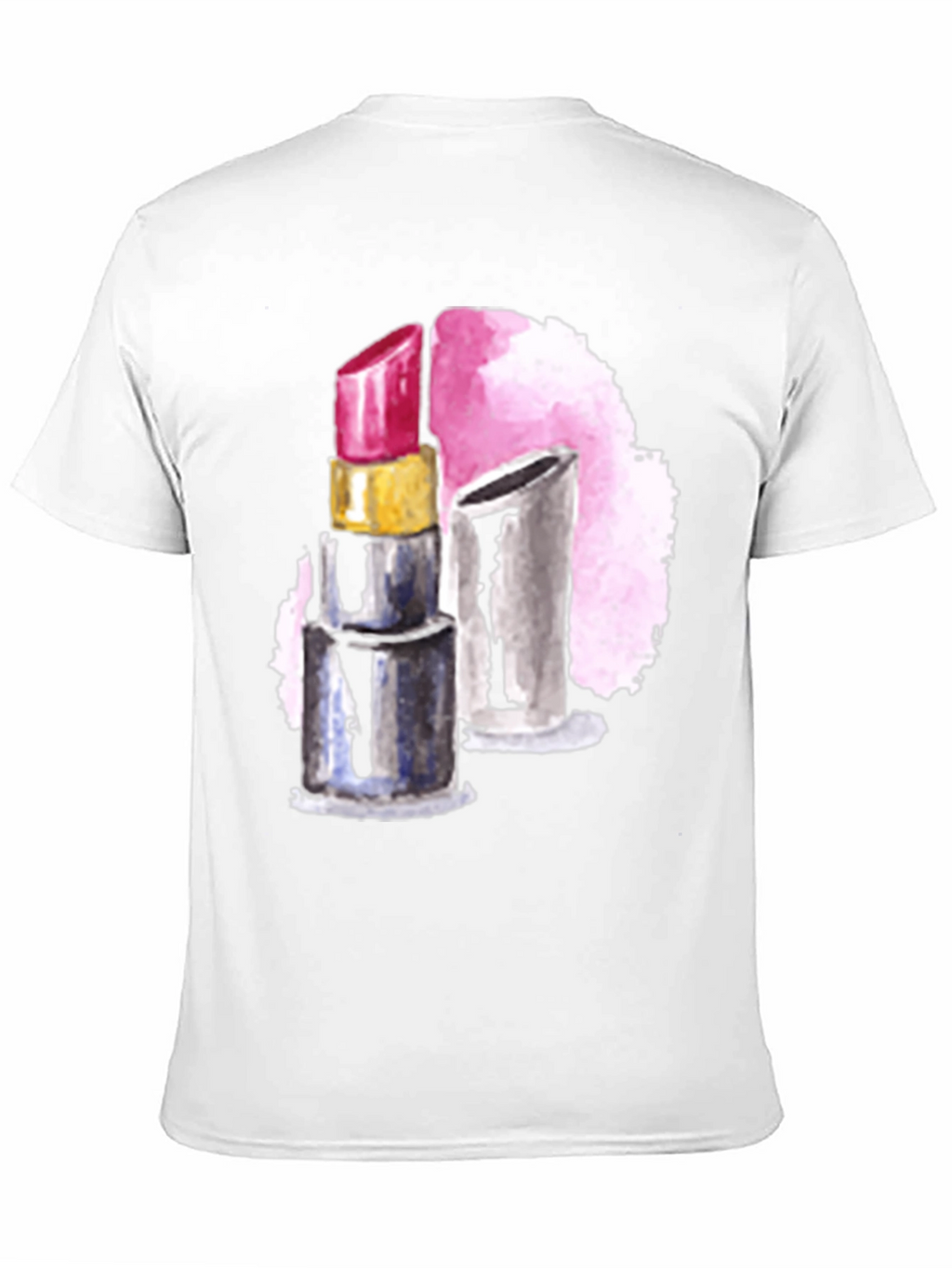 Lipstick Graphic Black T-Shirt