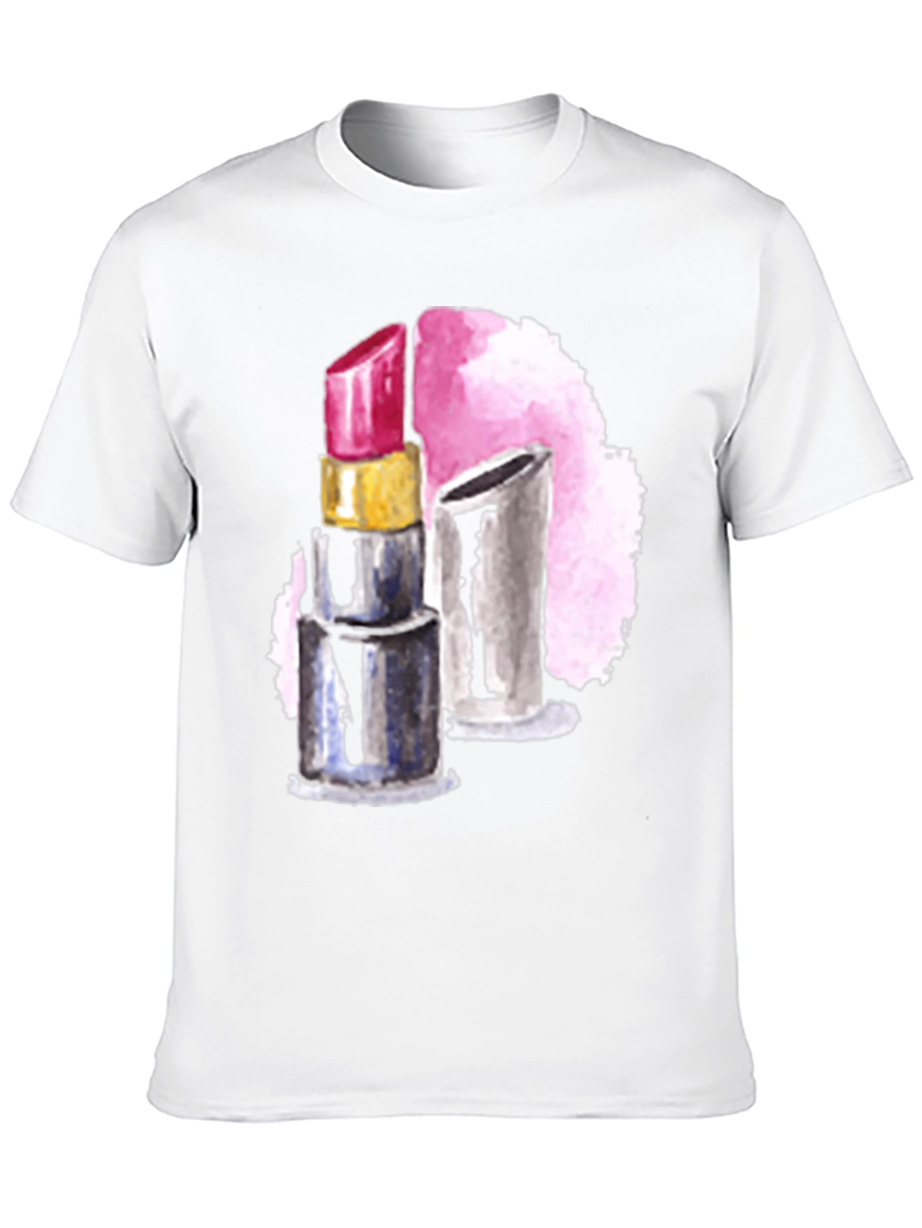 Lipstick Graphic Black T-Shirt