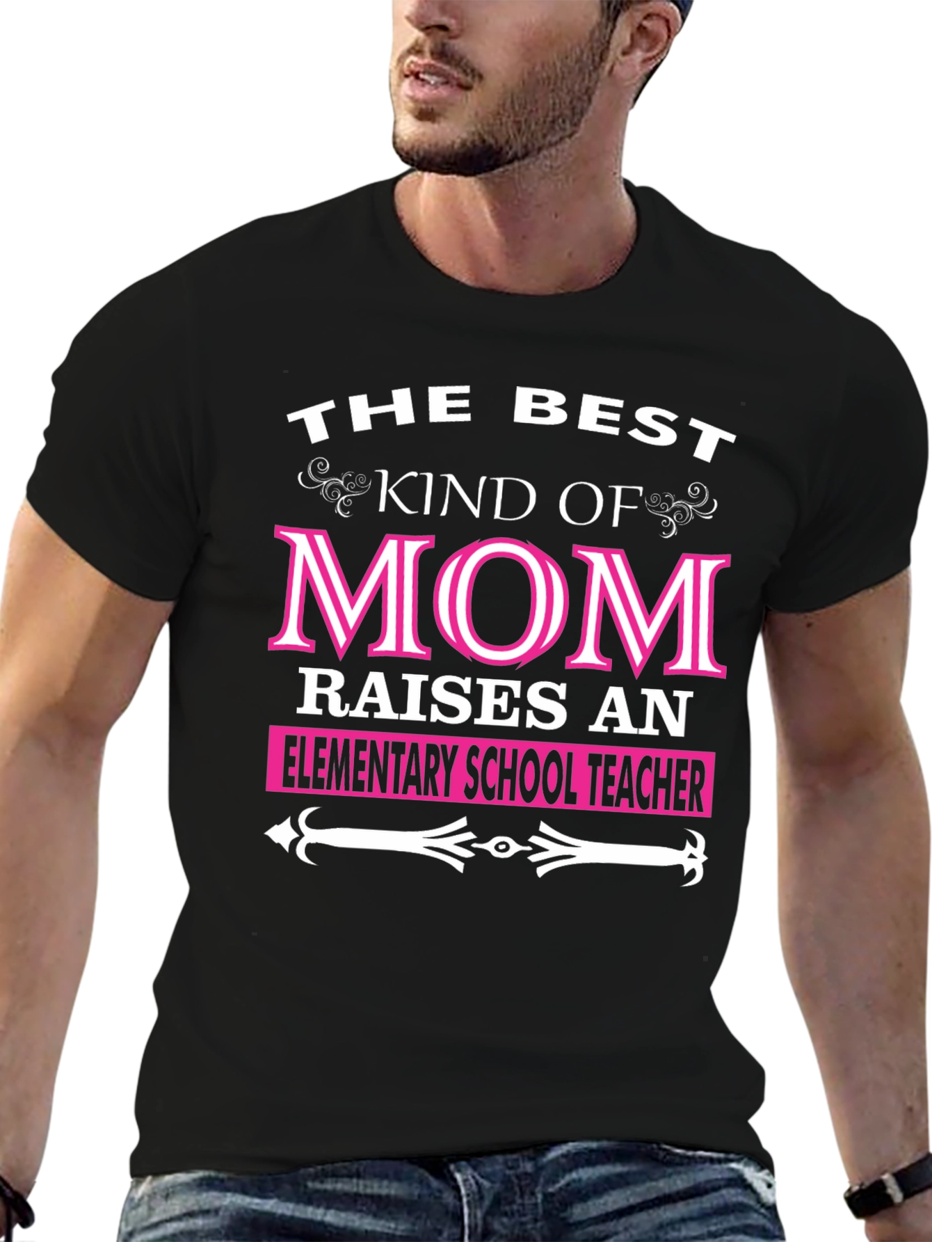 Best Kind of Mom Elementary School Teacher T-Shirt