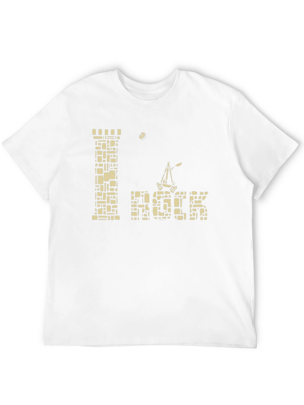 I Rock T-Shirt: Trebuchet Siege Engine Design