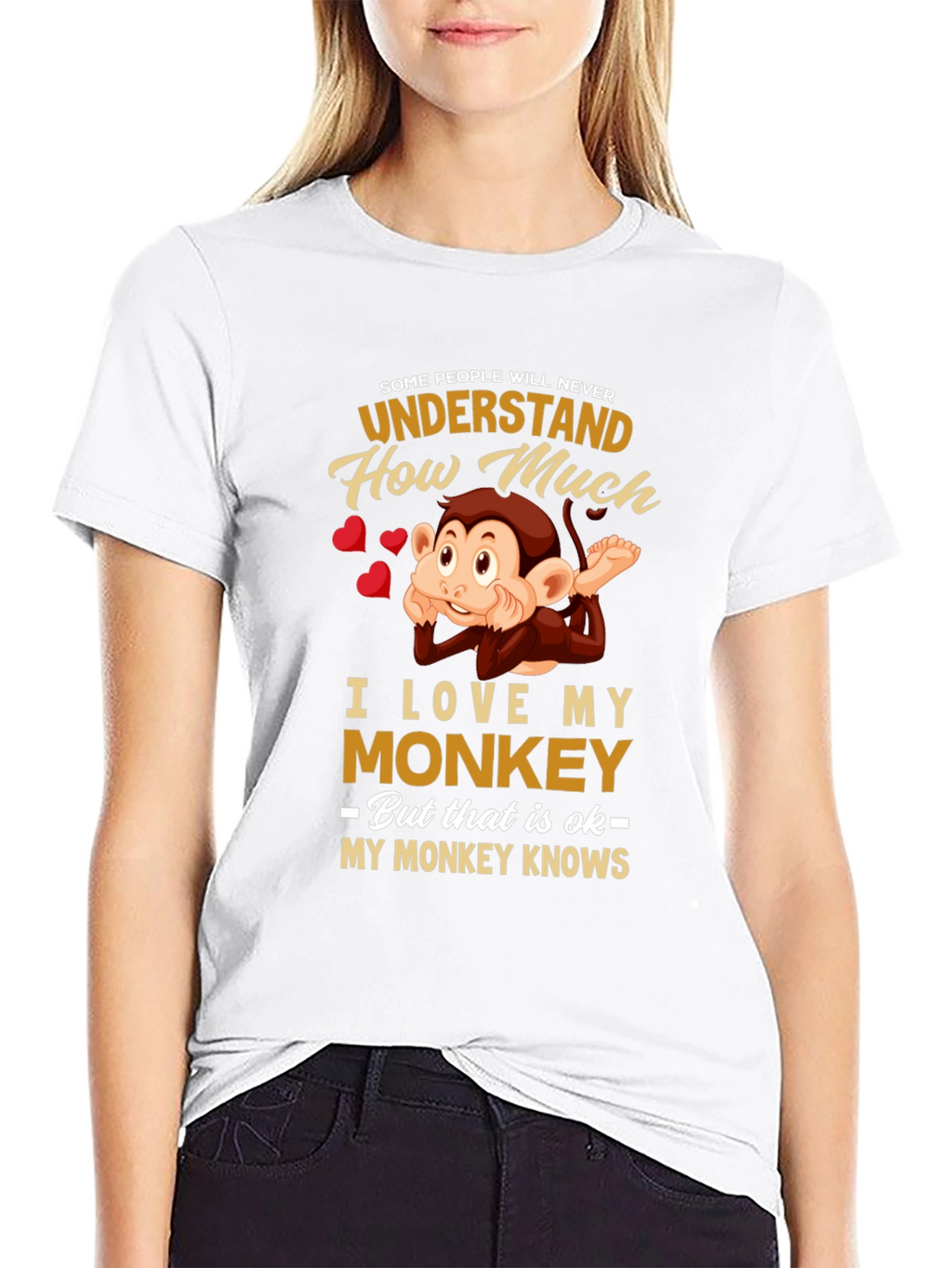 Funny Monkey Lover T-Shirt -  My Monkey Knows