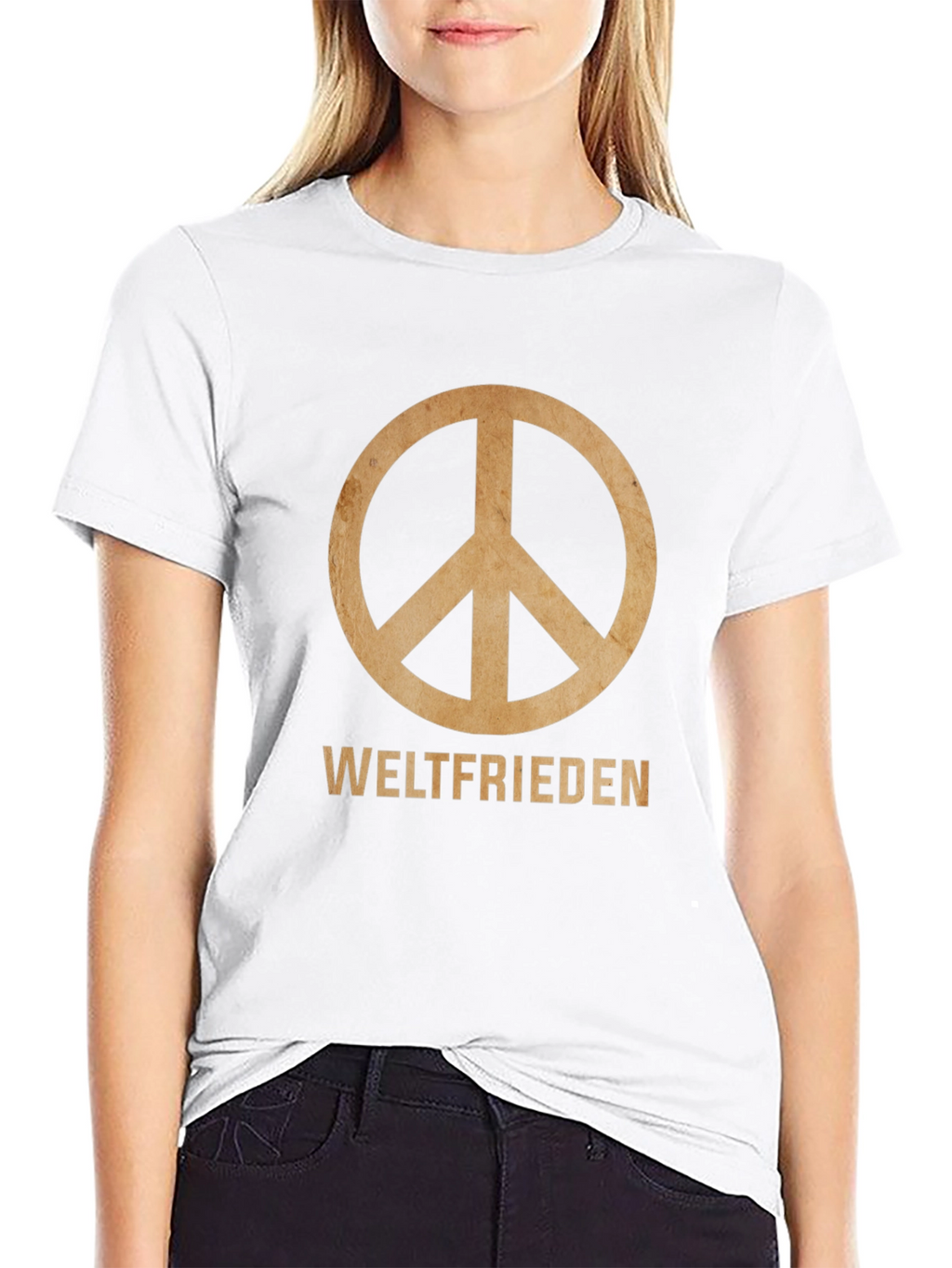 Weltfrieden Peace Sign T-Shirt