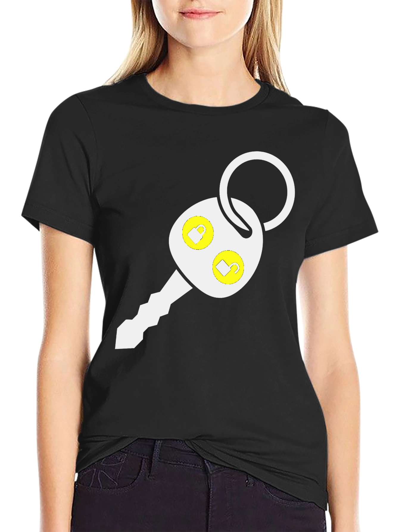 Remote Key Black T-Shirt