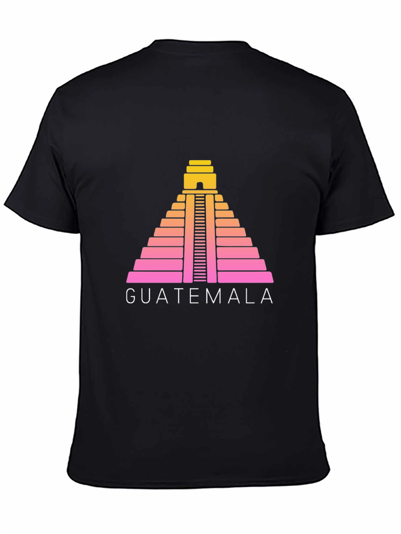 Guatemala Mayan Temple T-Shirt - Retro Design