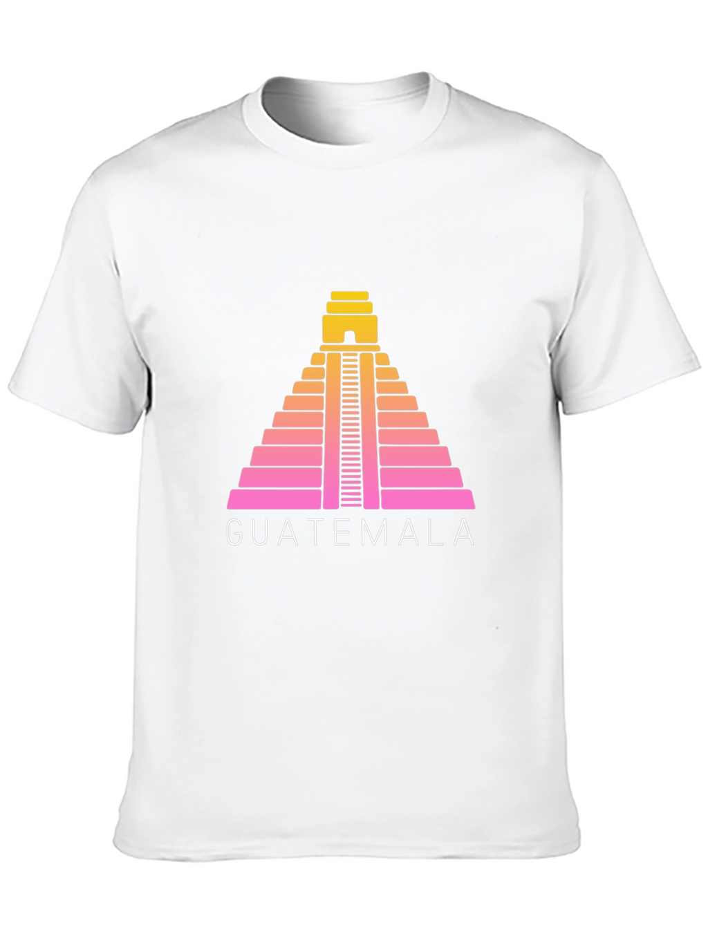 Guatemala Mayan Temple T-Shirt - Retro Design