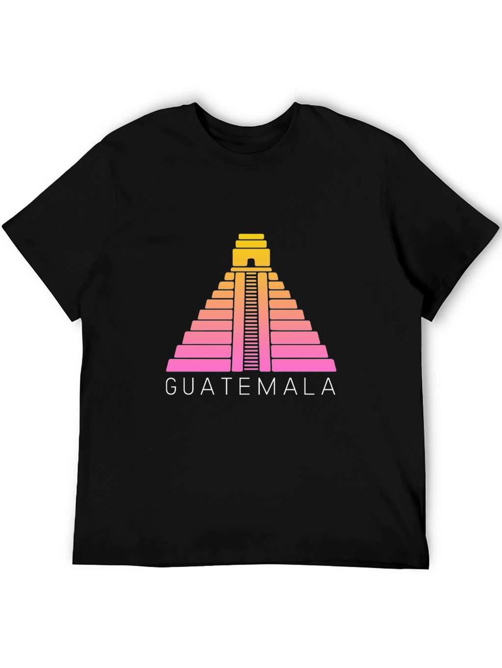 Guatemala Mayan Temple T-Shirt - Retro Design