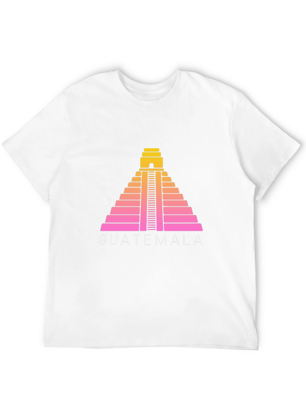 Guatemala Mayan Temple T-Shirt - Retro Design