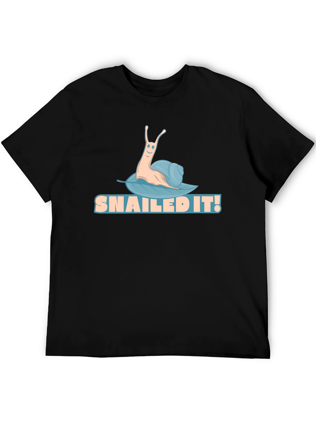 Snailed It! Funny Snail Graphic Tee