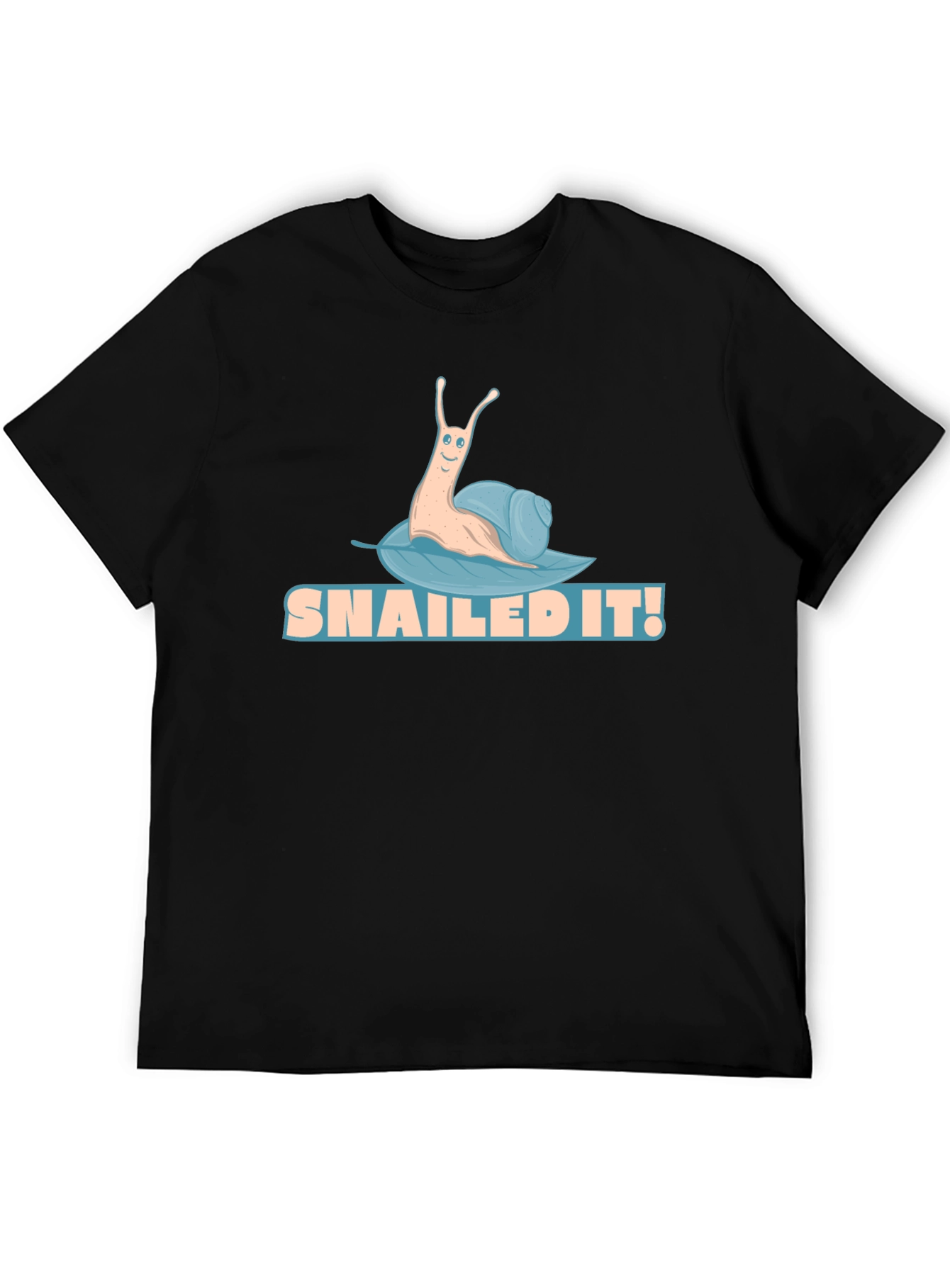 Snailed It! Funny Snail Graphic Tee
