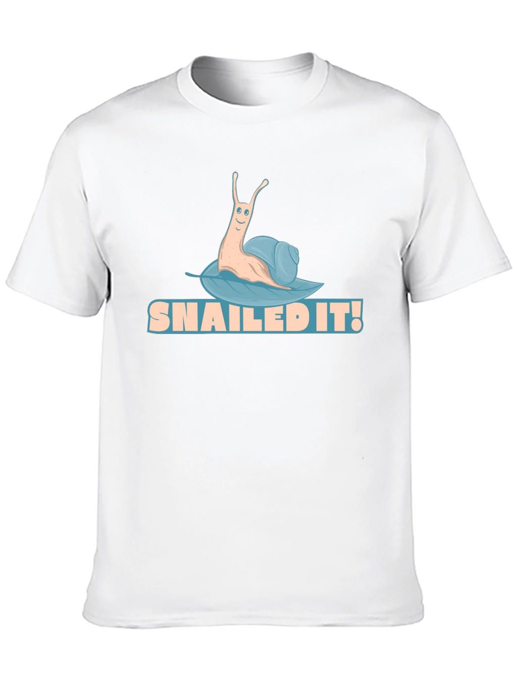 Snailed It! Funny Snail Graphic Tee