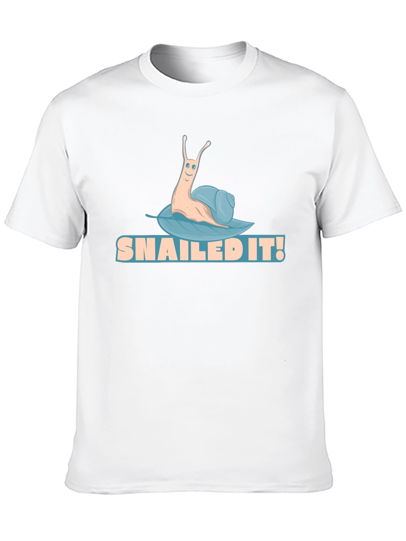 Snailed It! Funny Snail Graphic Tee