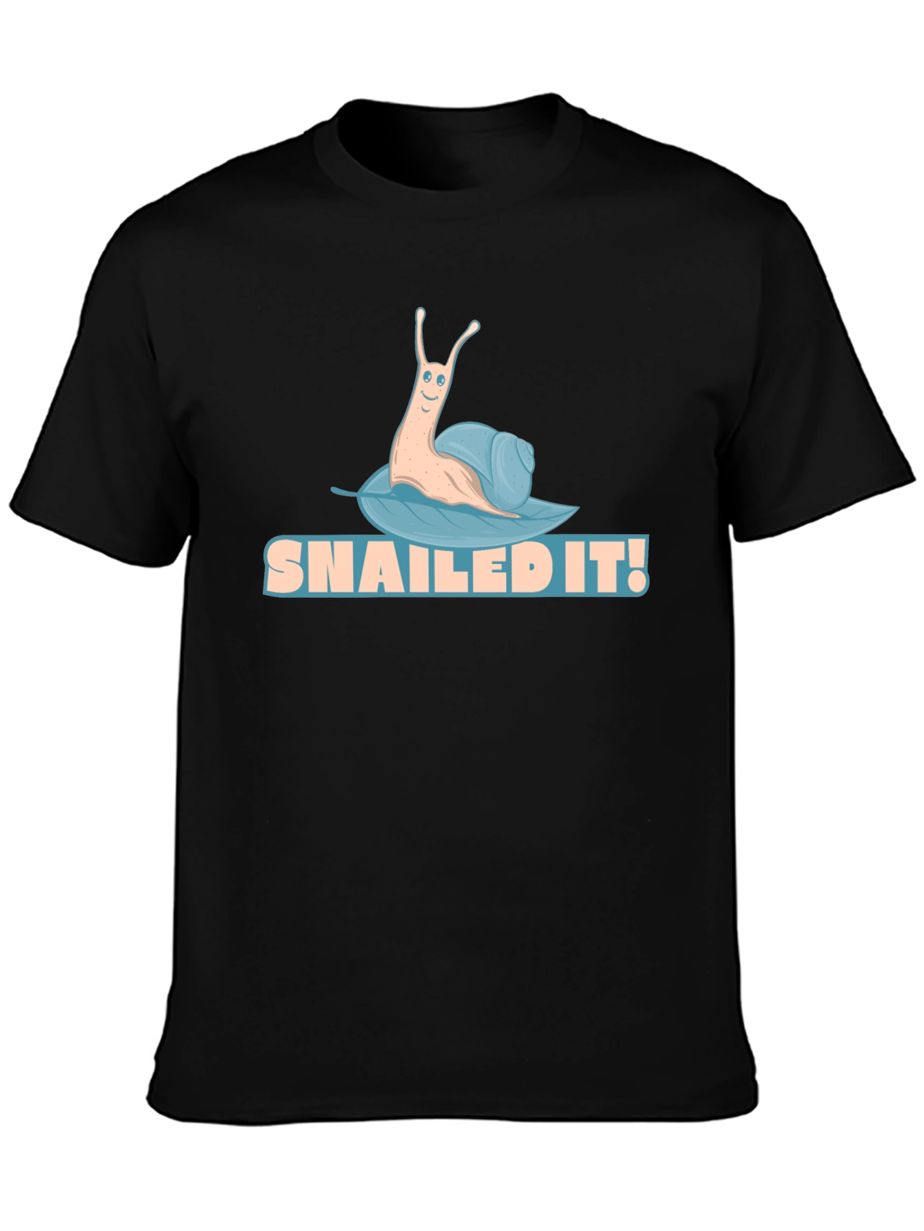 Snailed It! Funny Snail Graphic Tee