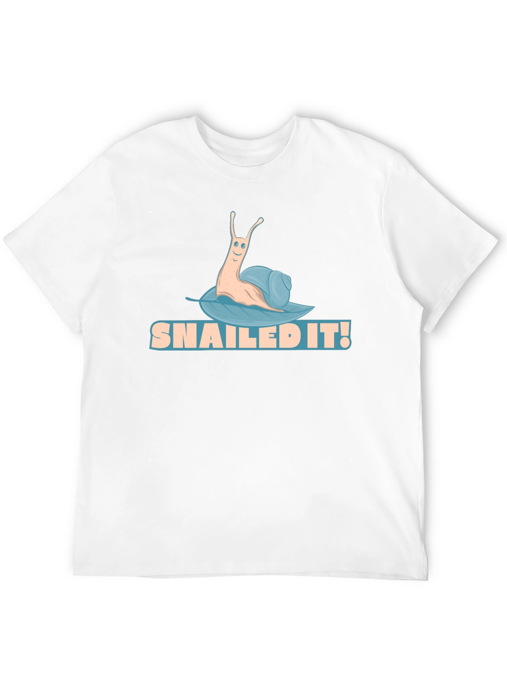 Snailed It! Funny Snail Graphic Tee