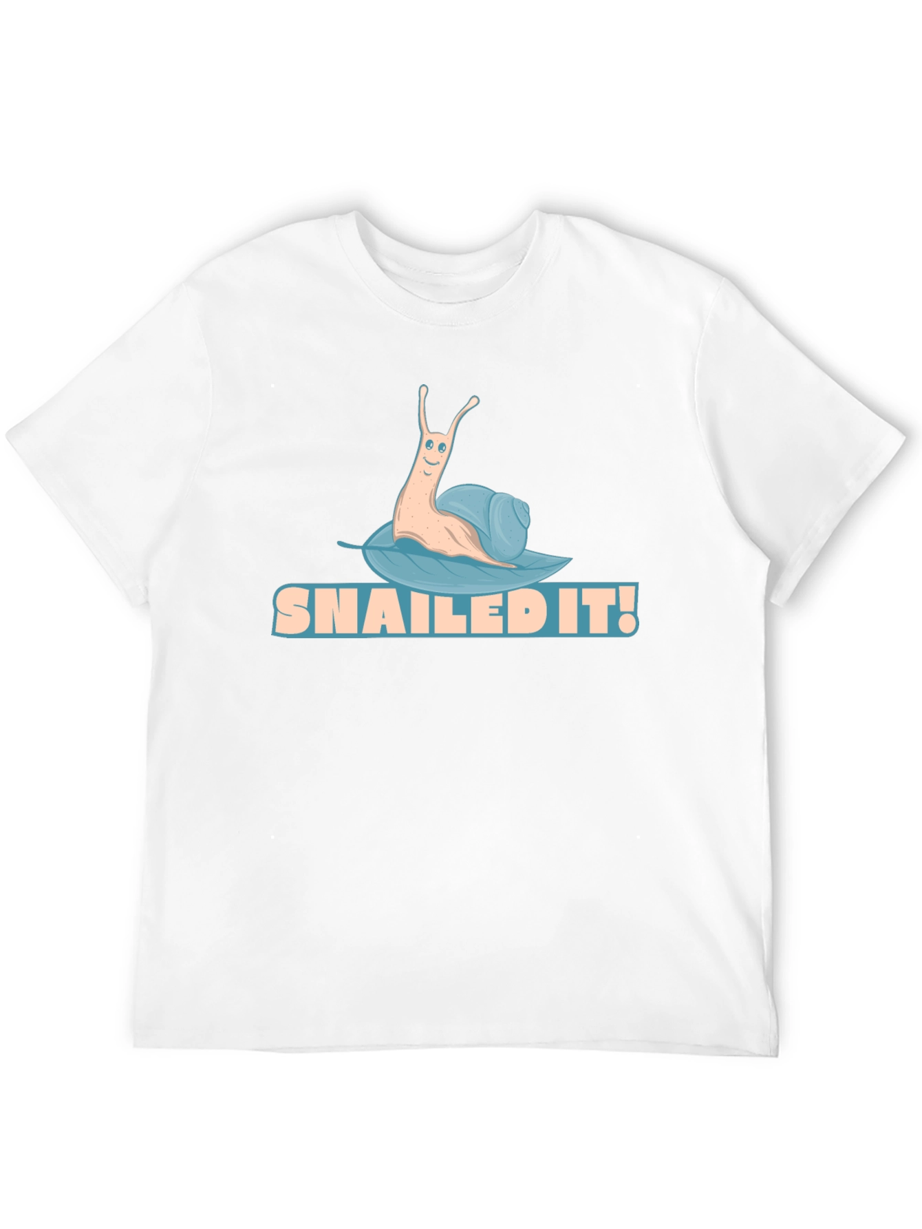 Snailed It! Funny Snail Graphic Tee