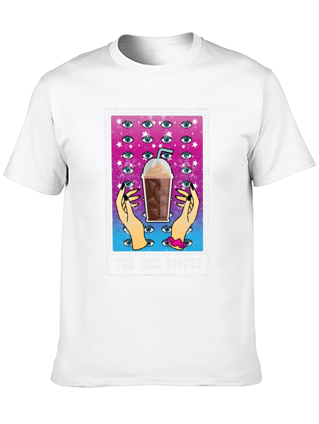 Iced Coffee Tarot Card Graphic Tee
