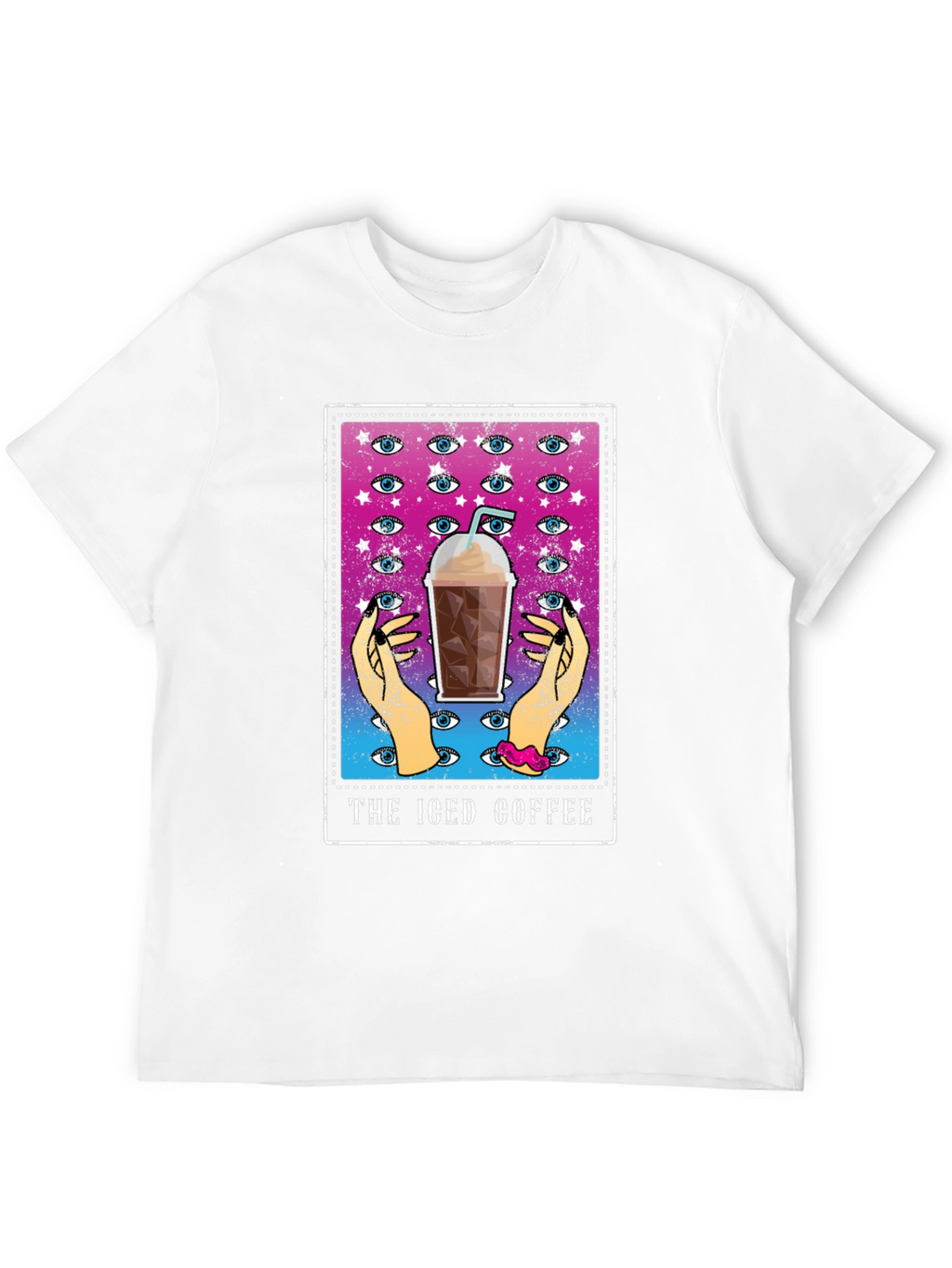 Iced Coffee Tarot Card Graphic Tee