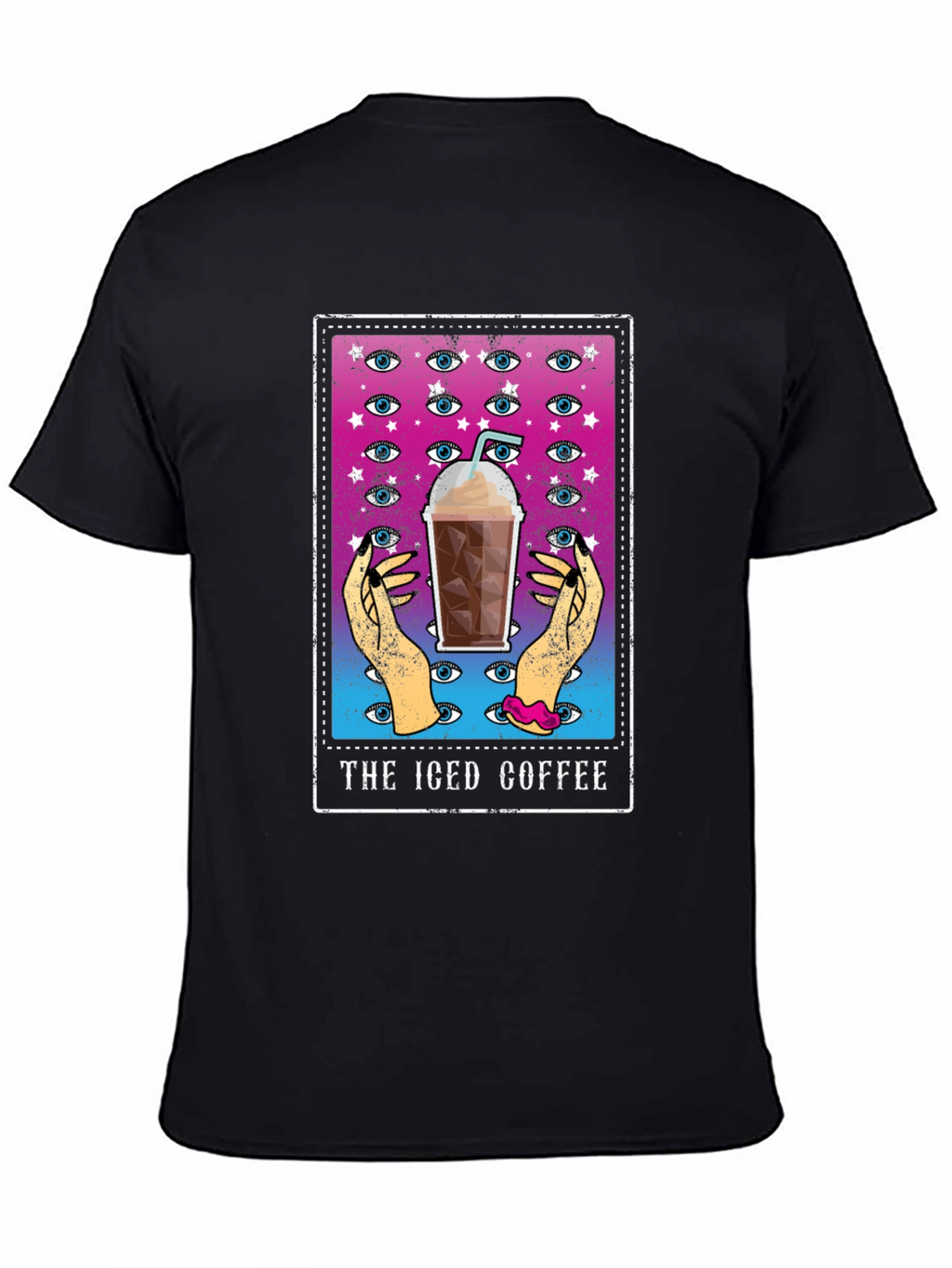 Iced Coffee Tarot Card Graphic Tee