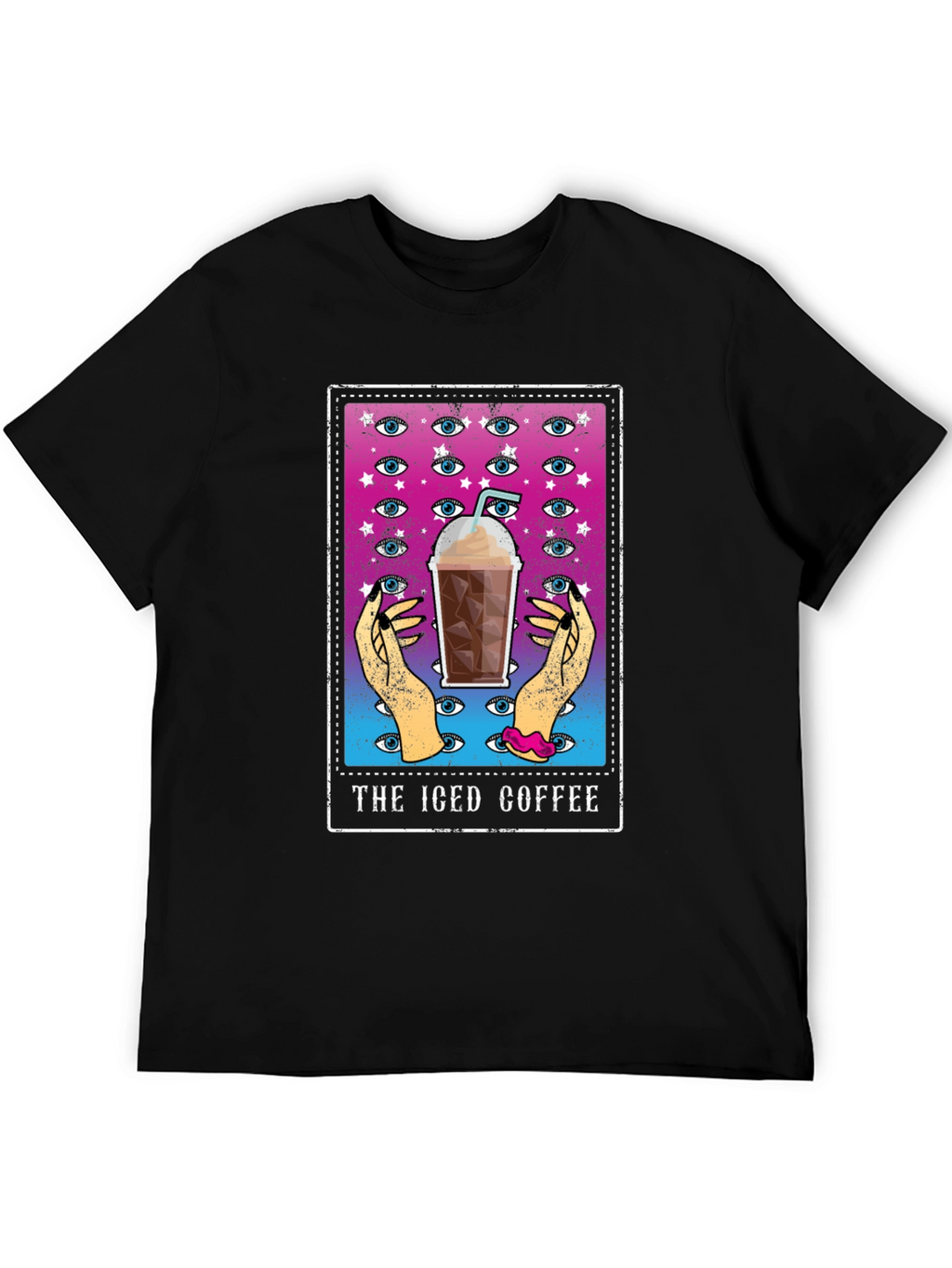 Iced Coffee Tarot Card Graphic Tee