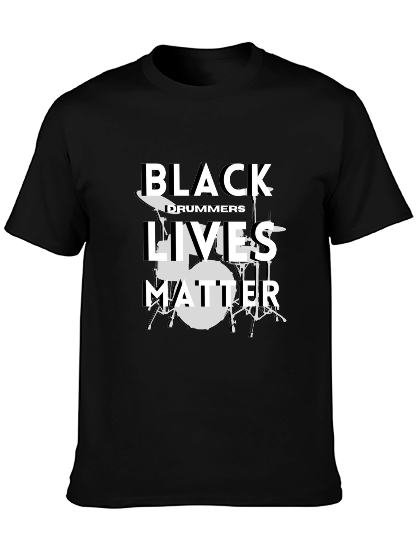 Black Drummers Lives Matter Graphic Tee