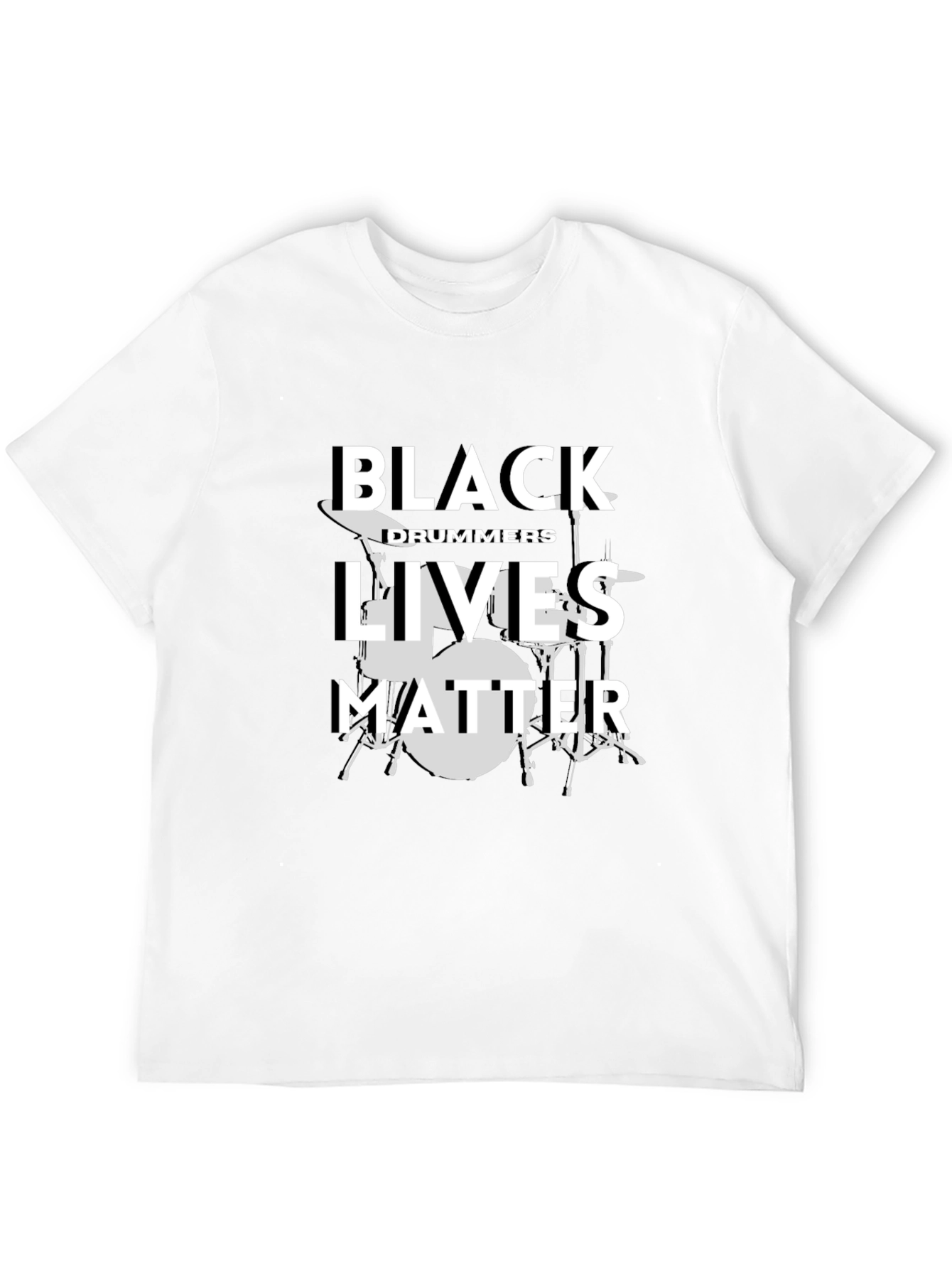 Black Drummers Lives Matter Graphic Tee