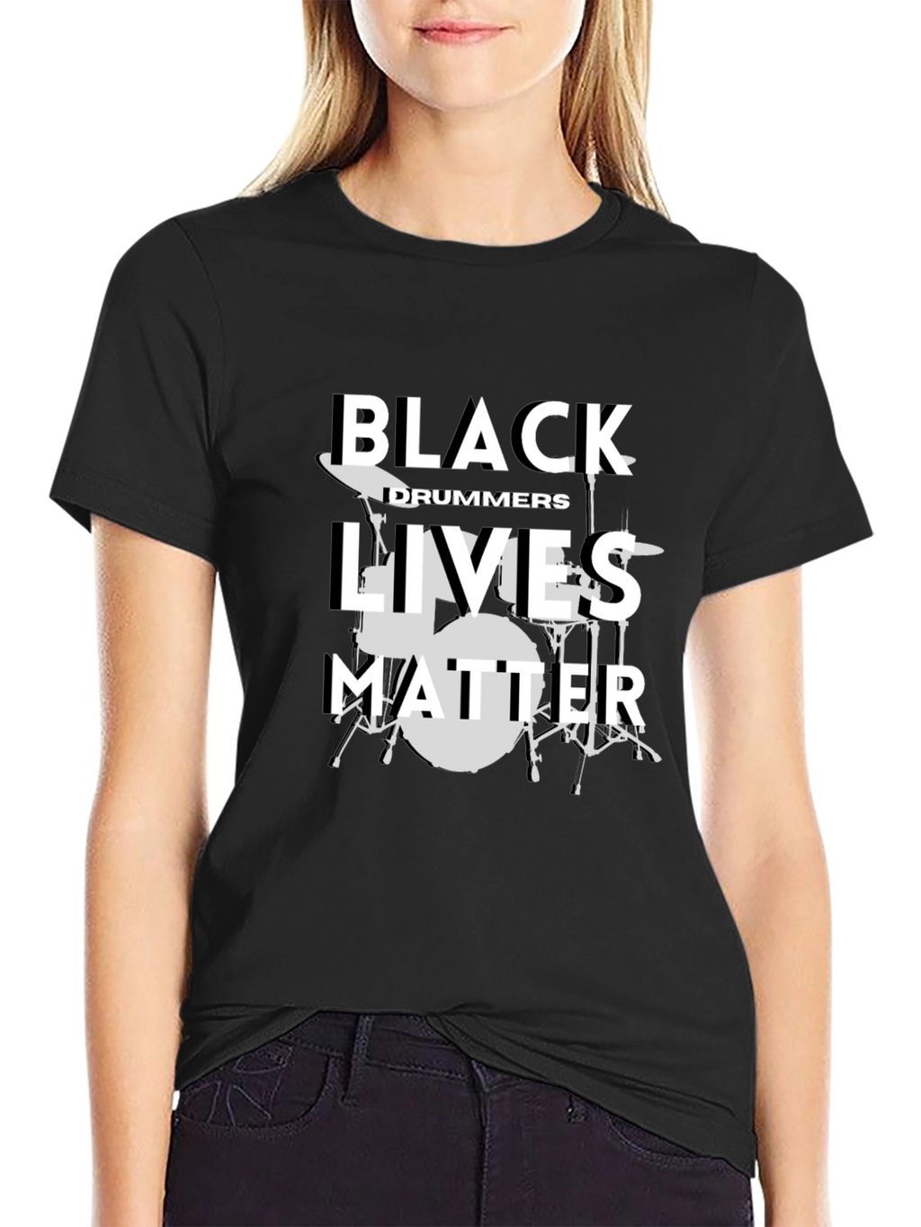 Black Drummers Lives Matter Graphic Tee