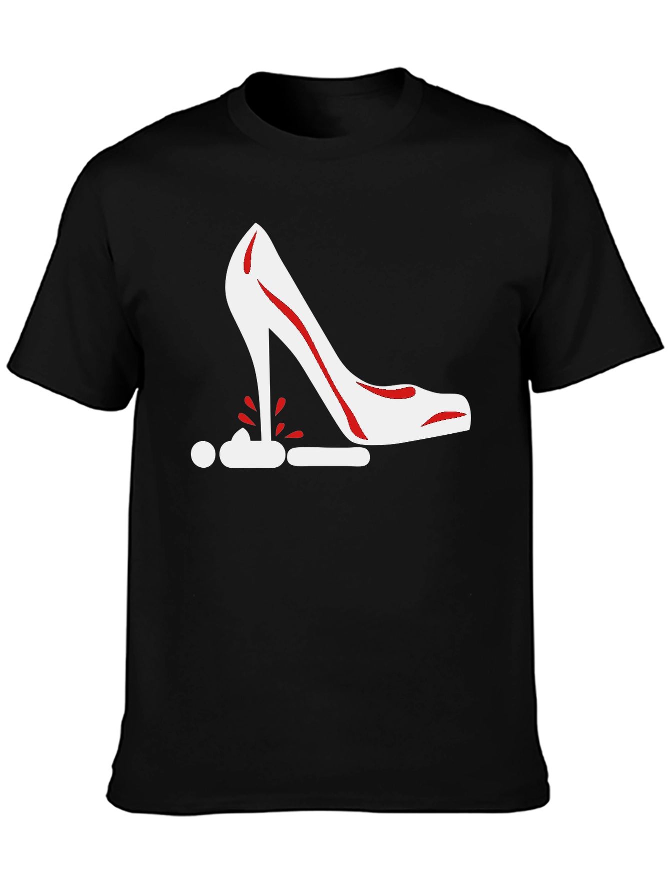 Stiletto Heel Graphic Tee - Bold Statement Shirt
