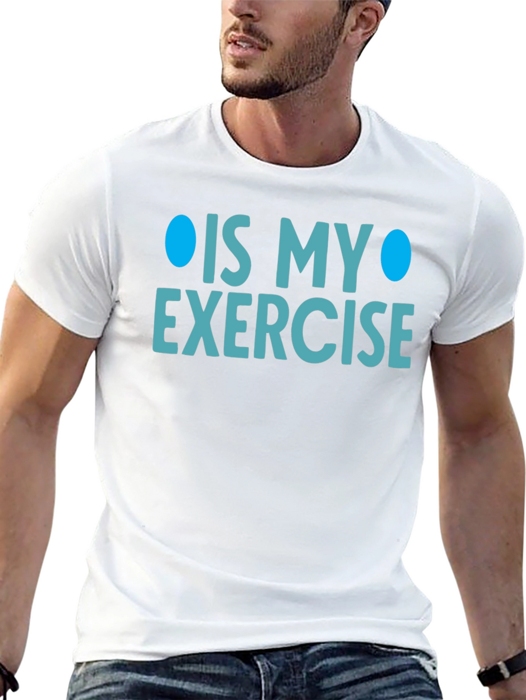 Funny Exercise T-Shirt - Sarcastic Gym Humor Tee