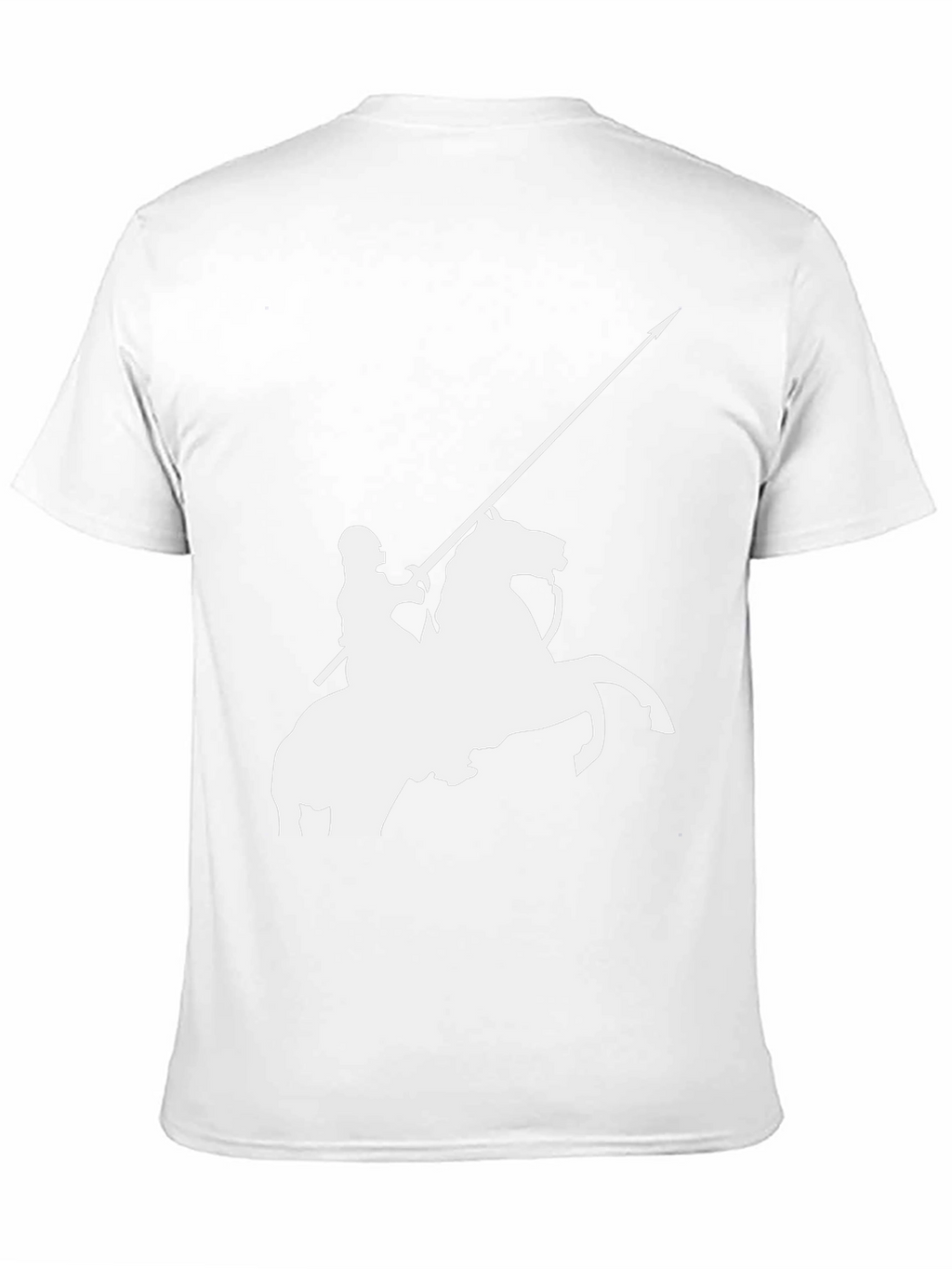 Knight on Horseback Black Tee