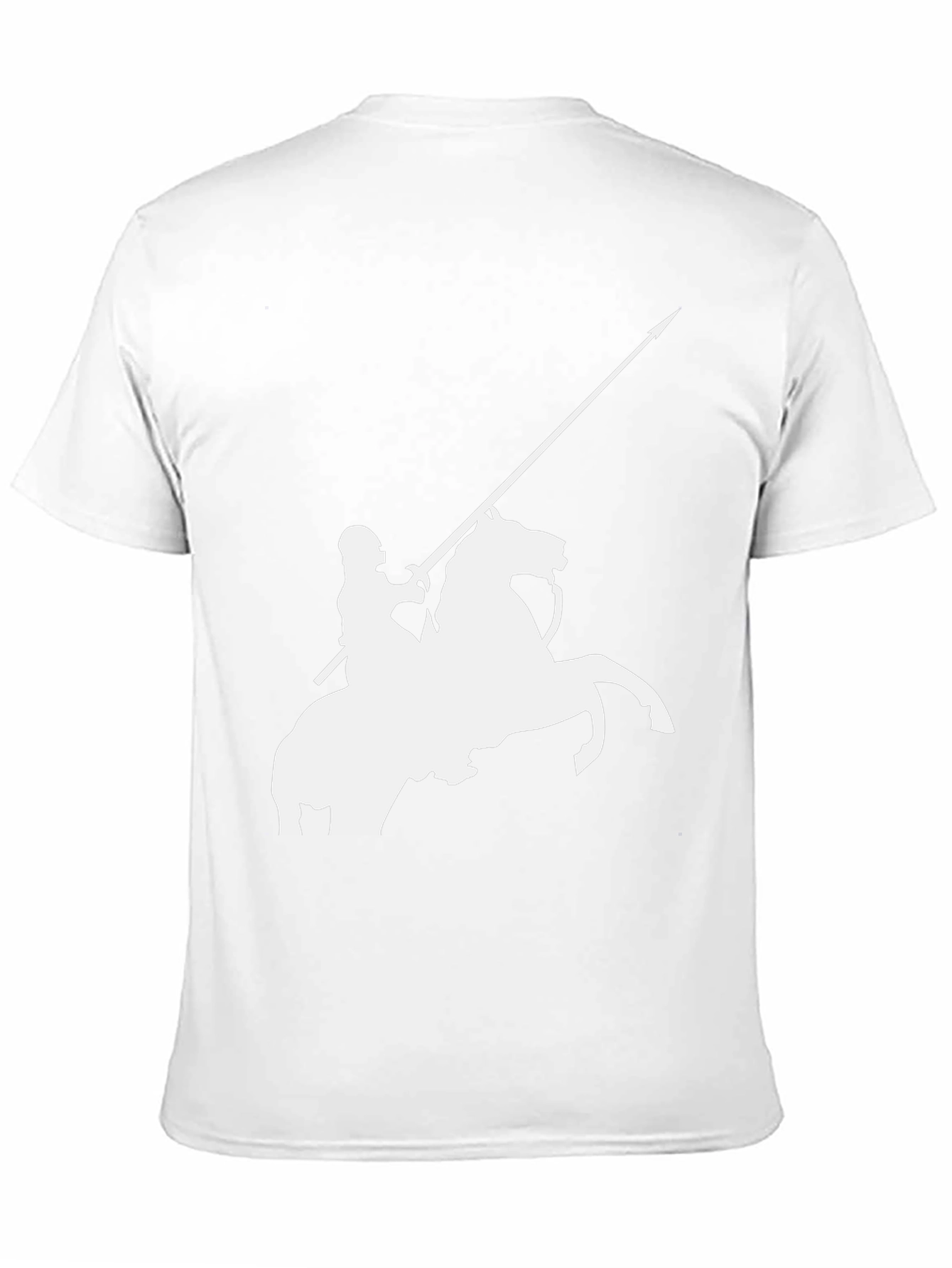 Knight on Horseback Black Tee