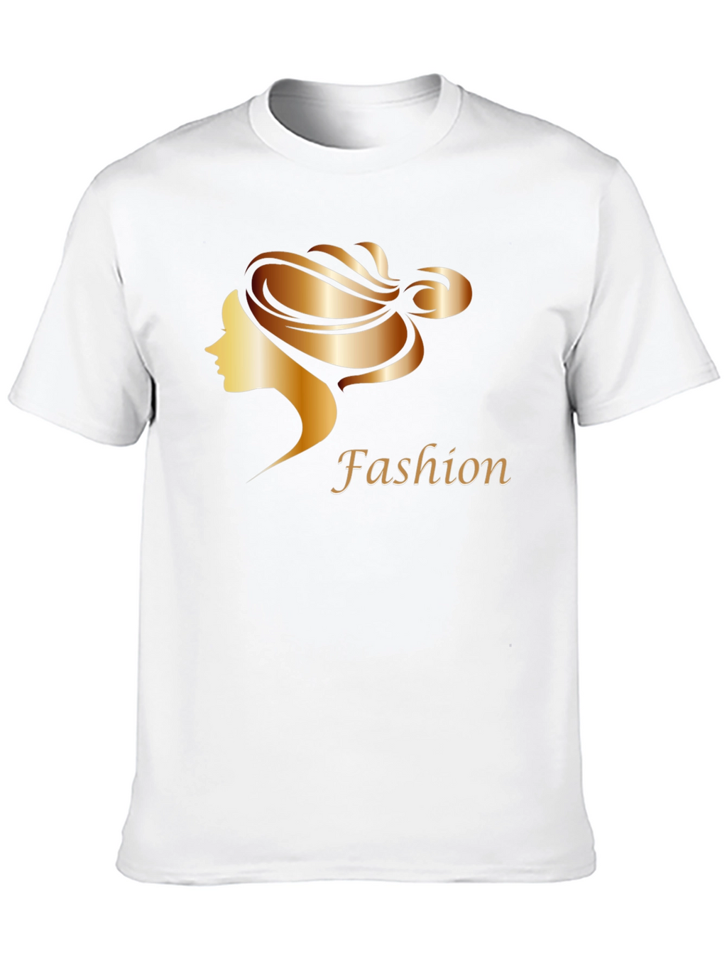 Stylish Fashion Woman Graphic Tee - Black