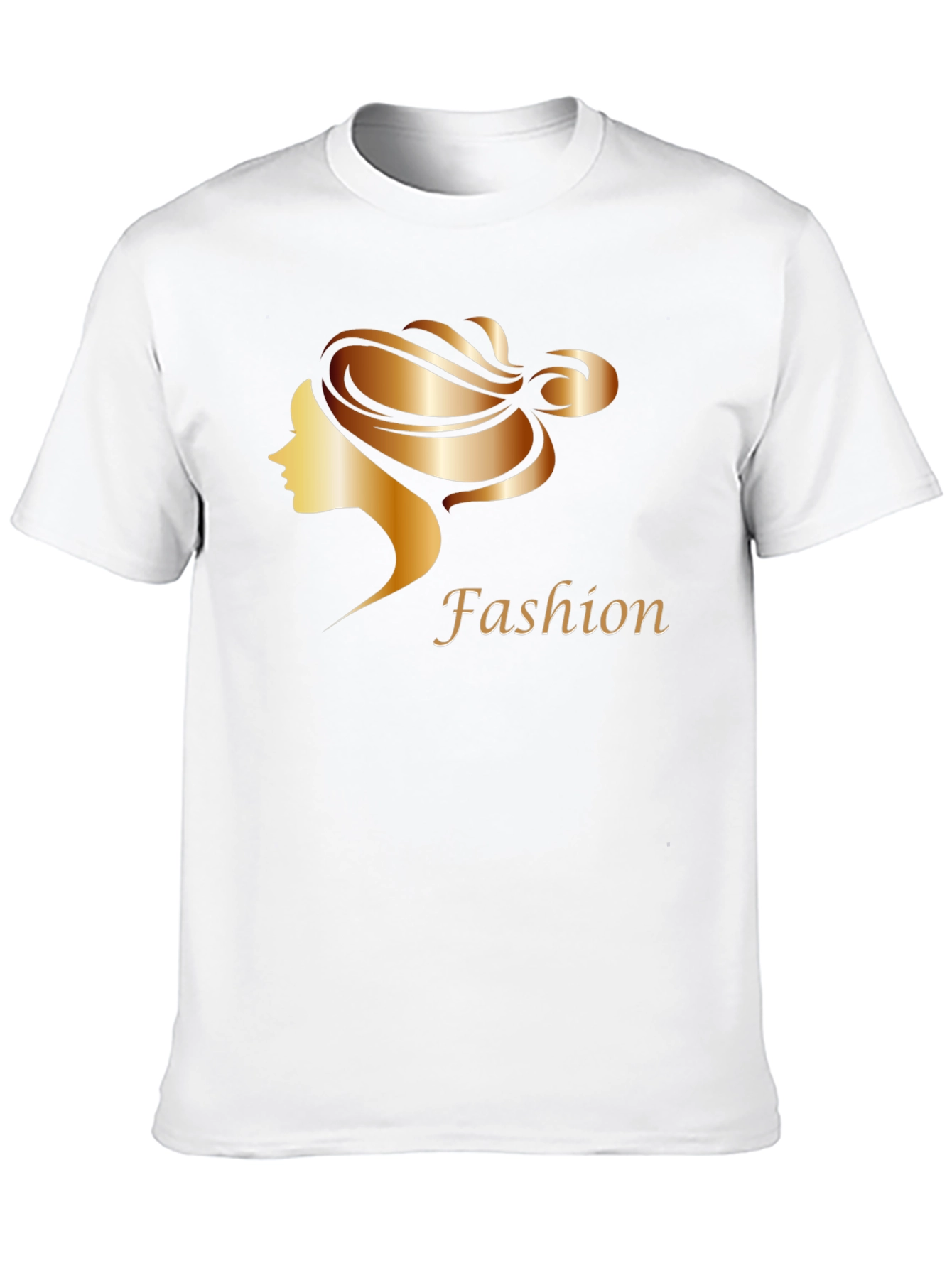 Stylish Fashion Woman Graphic Tee - Black