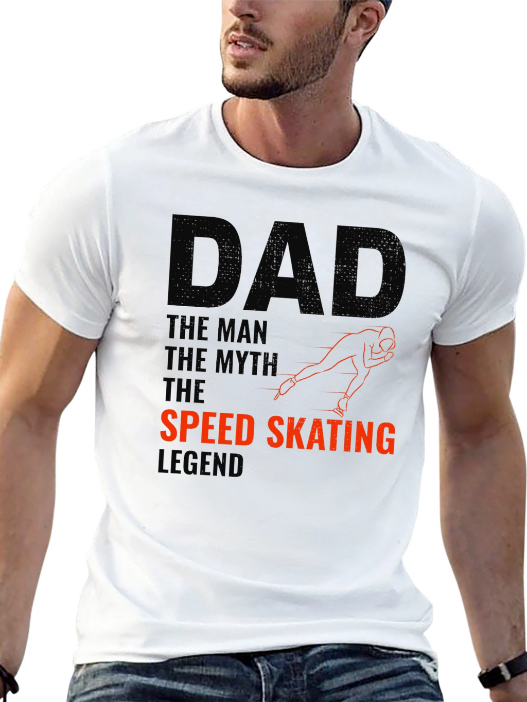 Dad Speed Skating Legend T-Shirt