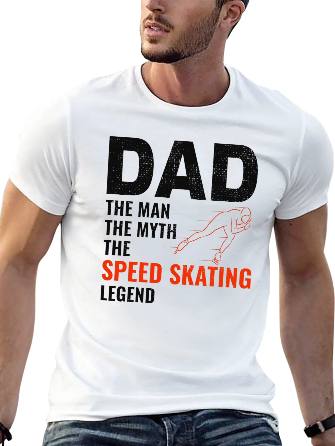Dad Speed Skating Legend T-Shirt