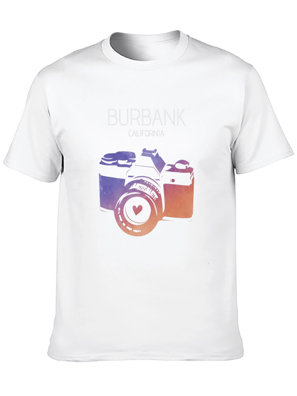 Burbank California Camera Graphic Tee